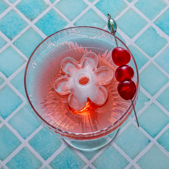 Shapes - Retro Daisy Pink