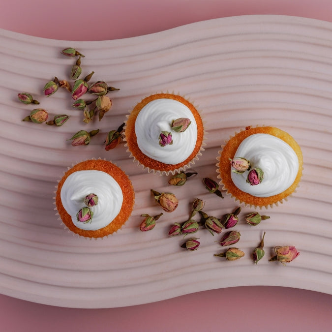 EDIBLE FLOWERS rose buds - Pack of 3