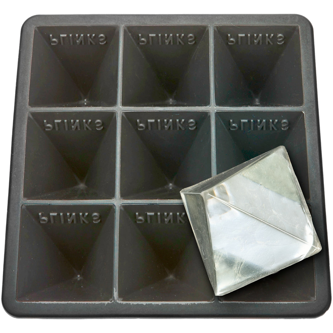 Pyramid Ice Block Pyramid Ice Cube Shape Trays - DrinksPlinks
