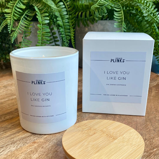 I Love You Like Gin Candle