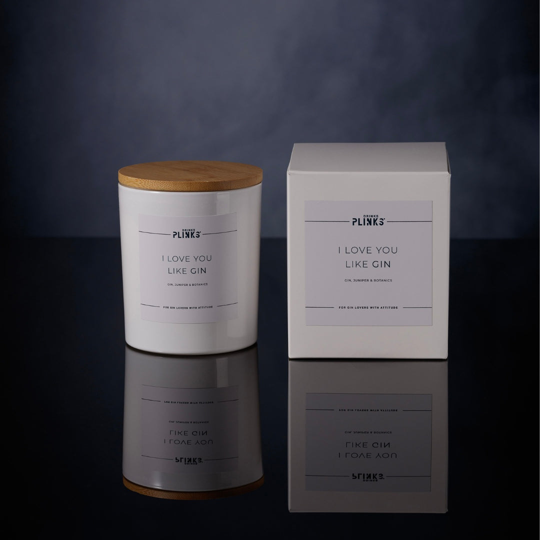 I Love You Like Gin Candle
